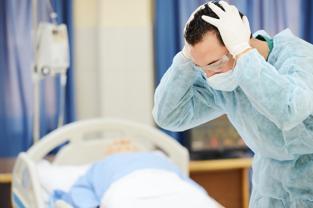 lifestyle posing people working at modern hospital